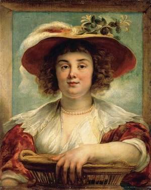 Jacob Jordaens - Portrait of the Artist's Daughter Elizabeth