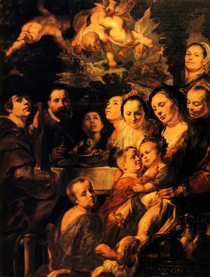 Jacob Jordaens - Portrait of Jordaens family